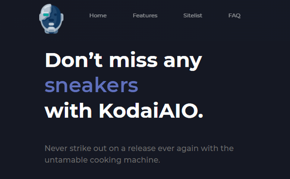 KodaiAIO Sneaker Bot