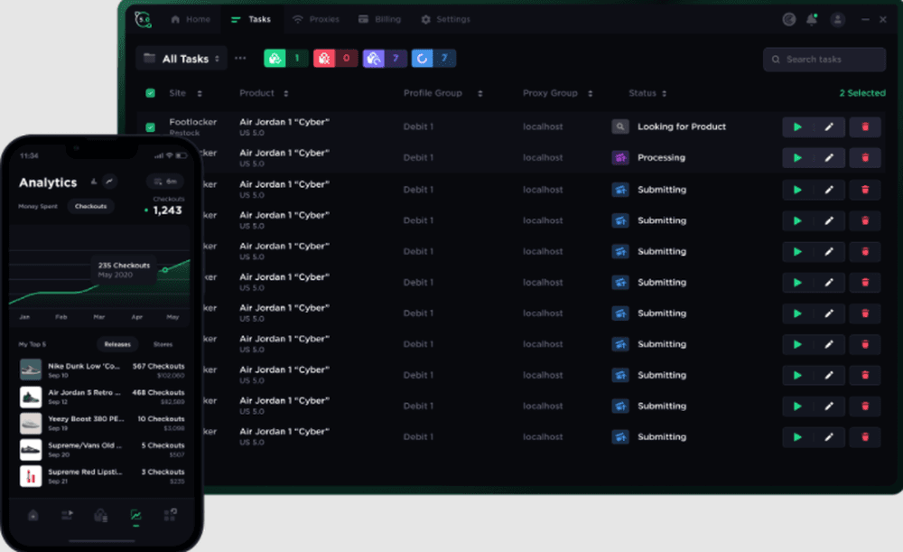 Cybersole sneaker bot
