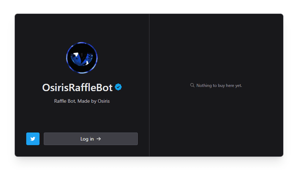 Osiris Raffle Bot