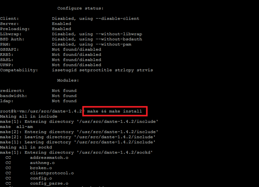 How to Setup a SOCKS5 Proxy Server using Dante