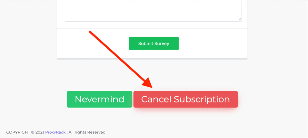 Cancel Subscription