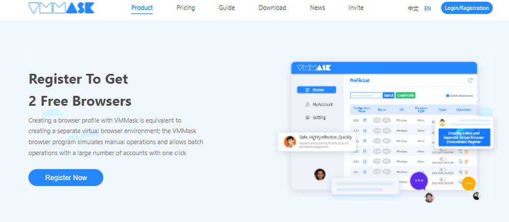VMMask browser